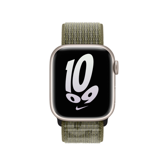 Apple Opaska sportowa Nike w kolorze Sequoia Pure Platinum do koperty 41 mm