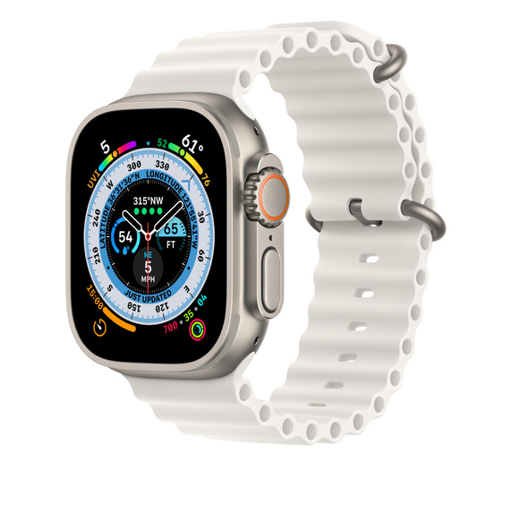 Apple Przedłużka do paska Ocean w kolorze białym do koperty 49 mm