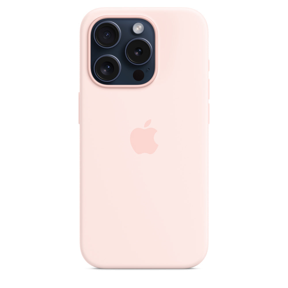 Apple silikonowe etui z MagSafe do iPhone’a 15 Pro Max – jasnoróżowy