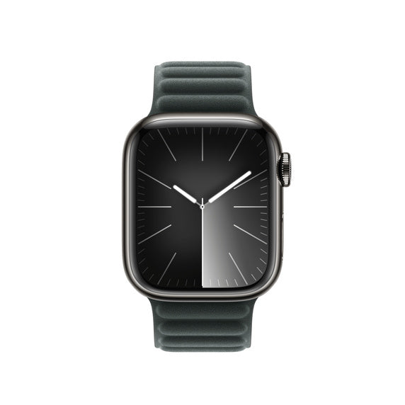 Apple Pasek karbowany magnetyczny w kolorze wiecznej zieleni do koperty 41 mm – rozmiar M L