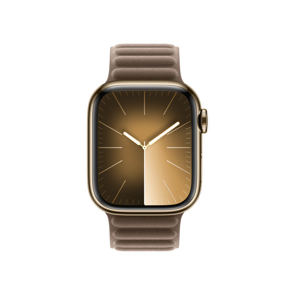 Apple Pasek karbowany magnetyczny w kolorze jasnobeżowym do koperty 41 mm – rozmiar M L