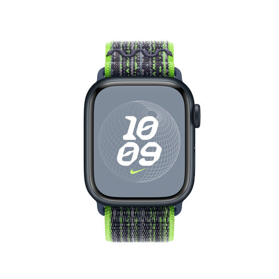 Apple Opaska sportowa Nike w kolorze jasnozielonym niebieskim do koperty 41 mm