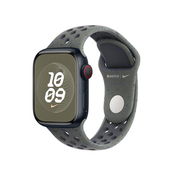 Apple Pasek sportowy Nike w kolorze cargo khaki do koperty 42 mm - S M