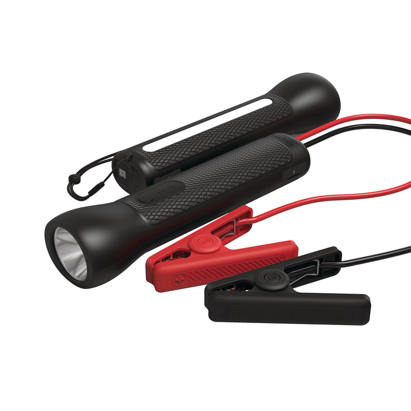 Mophie Powerstation Go Rugged Flashlight - urządzenie rozruchowe do silników z latarką oraz powerbank 9900mAh czarne
