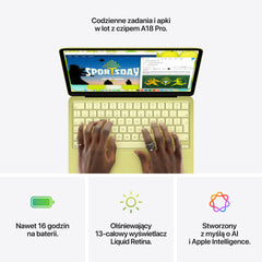 Apple MacBook Neo 13" A18 Pro 6-core CPU 5-core GPU 8GB 512GB SSD Touch ID US - Indygo - 2026