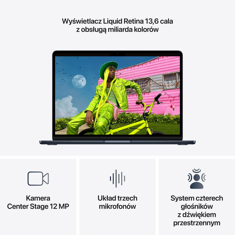 Apple MacBook Air 13" M5 10-core CPU 10-core GPU 24GB 512GB SSD - Północ 2026