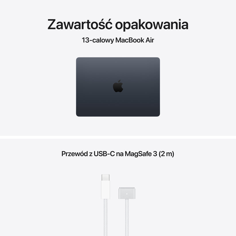 Apple MacBook Air 13" M5 10-core CPU 10-core GPU 24GB 512GB SSD - Północ 2026