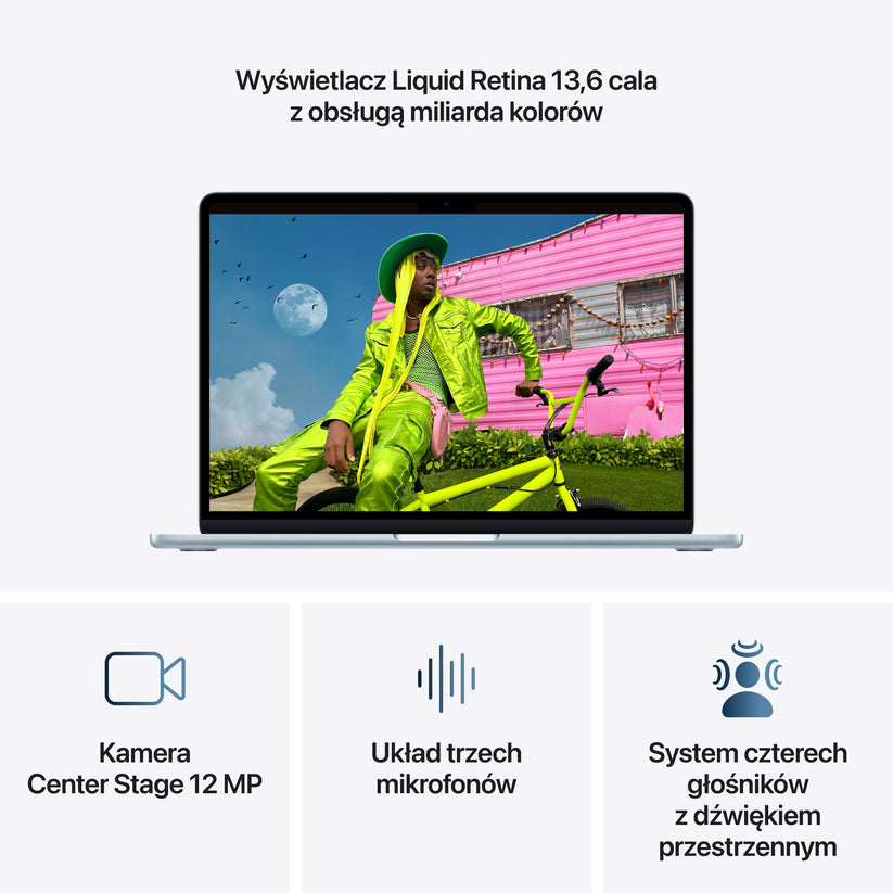 Apple MacBook Air 13" M5 10-core CPU 10-core GPU 24GB 512GB SSD - Błękitny 2026