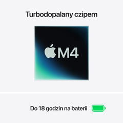15-calowy MacBook Air: Czip Apple M4 z 10‑rdzeniowym CPU, 10‑rdzeniowym GPU, 256 GB SSD - Błękitny