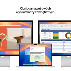 15-calowy MacBook Air: Czip Apple M4 z 10‑rdzeniowym CPU, 10‑rdzeniowym GPU, 256 GB SSD - Błękitny