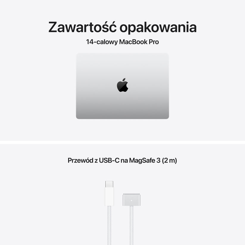 Apple MacBook Pro 14" M5 Pro 15-core CPU 16-core GPU 48GB 1TB SSD - Srebrny 2026