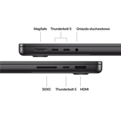 Apple MacBook Pro 14" M5 Pro 18-core CPU 20-core GPU 48GB 1TB SSD US - Gwiezdna czerń 2026
