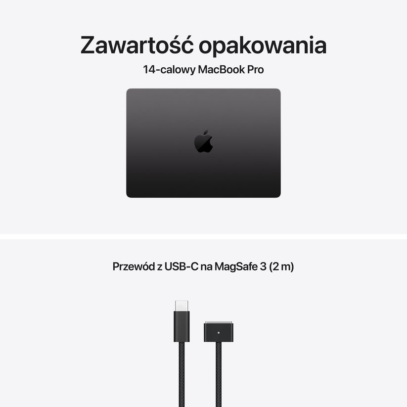 Apple MacBook Pro 14" M5 Max 18-core CPU 32-core GPU 36GB 2TB SSD ze szkłem nanostrukturalnym - Gwiezdna czerń 2026
