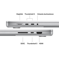 Apple MacBook Pro 16" M5 Pro 18-core CPU 20-core GPU 64GB 1TB SSD - Srebrny 2026