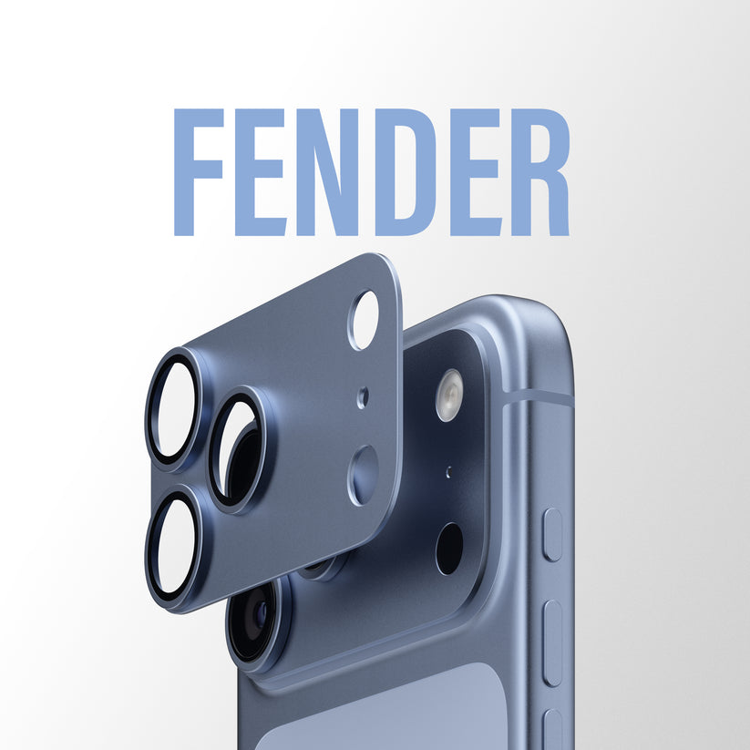 PanzerGlass Fender Camera Protector - osłona na aparat do iPhone 18 Pro Max niebieska