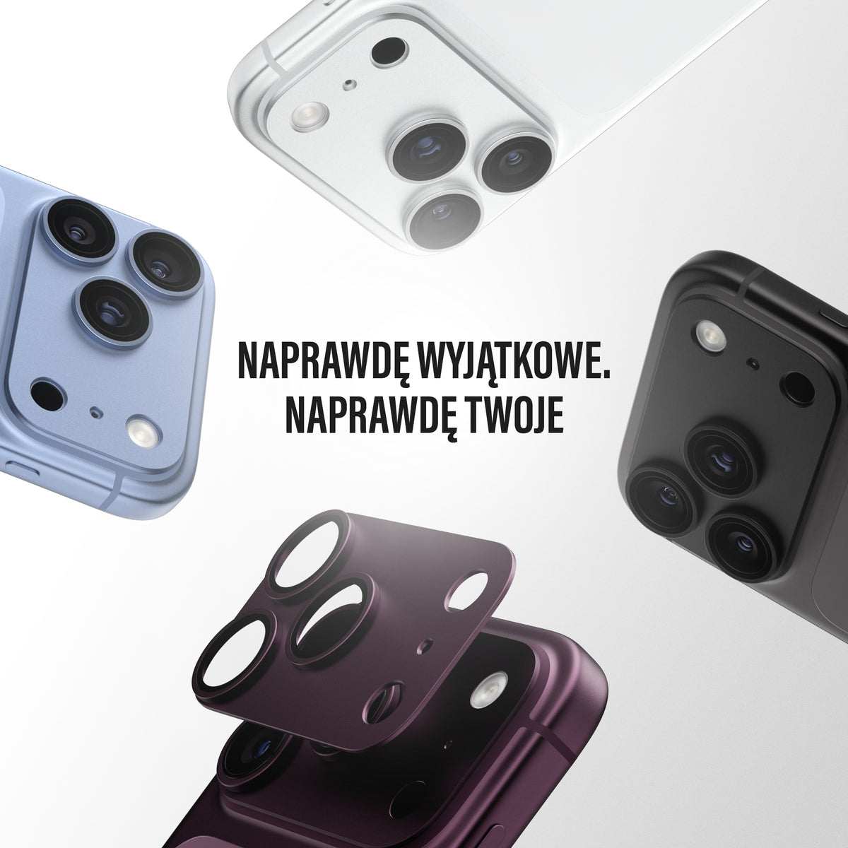 PanzerGlass Fender Camera Protector - osłona na aparat do iPhone 18 Pro Max niebieska