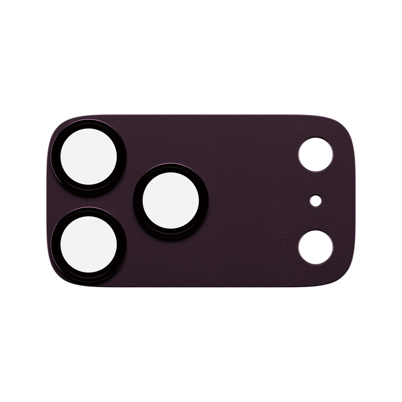 PanzerGlass Fender Camera Protector - osłona na aparat do iPhone 18 Pro Max wiśniowa