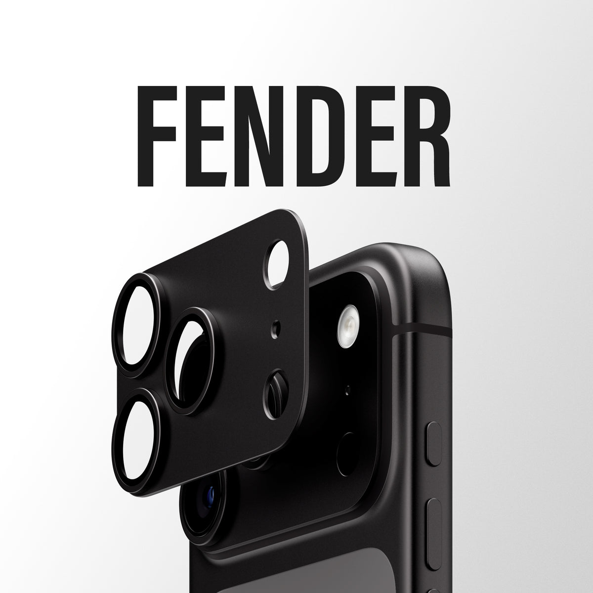 PanzerGlass Fender Camera Protector - osłona na aparat do iPhone 18 Pro szara