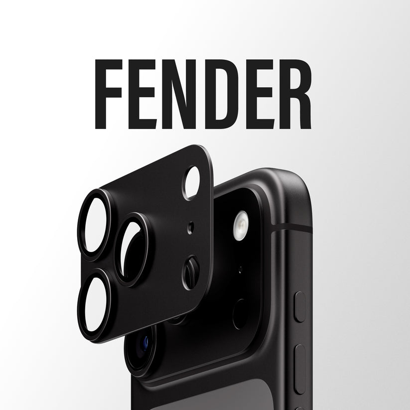 PanzerGlass Fender Camera Protector - osłona na aparat do iPhone 18 Pro szara