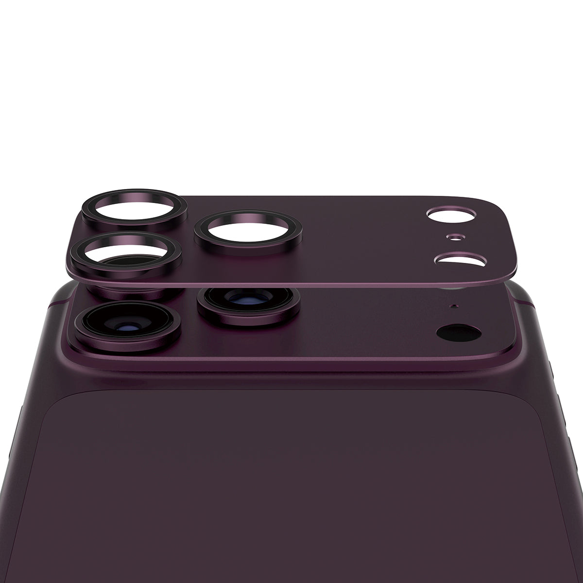 PanzerGlass Fender Camera Protector - osłona na aparat do iPhone 18 Pro wiśniowa