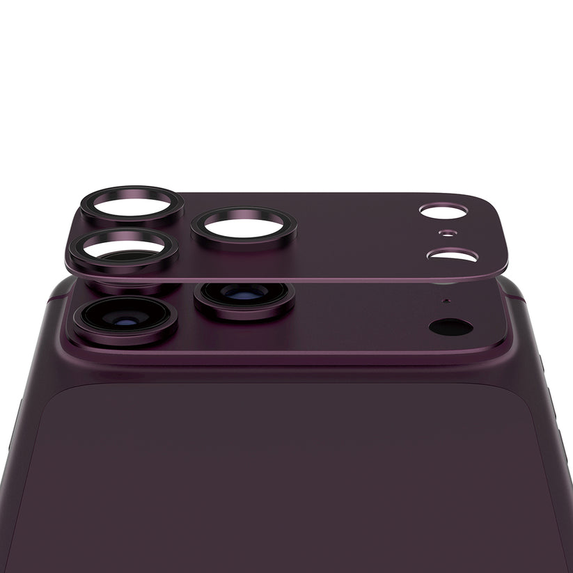 PanzerGlass Fender Camera Protector - osłona na aparat do iPhone 18 Pro wiśniowa