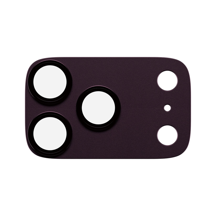 PanzerGlass Fender Camera Protector - osłona na aparat do iPhone 18 Pro wiśniowa