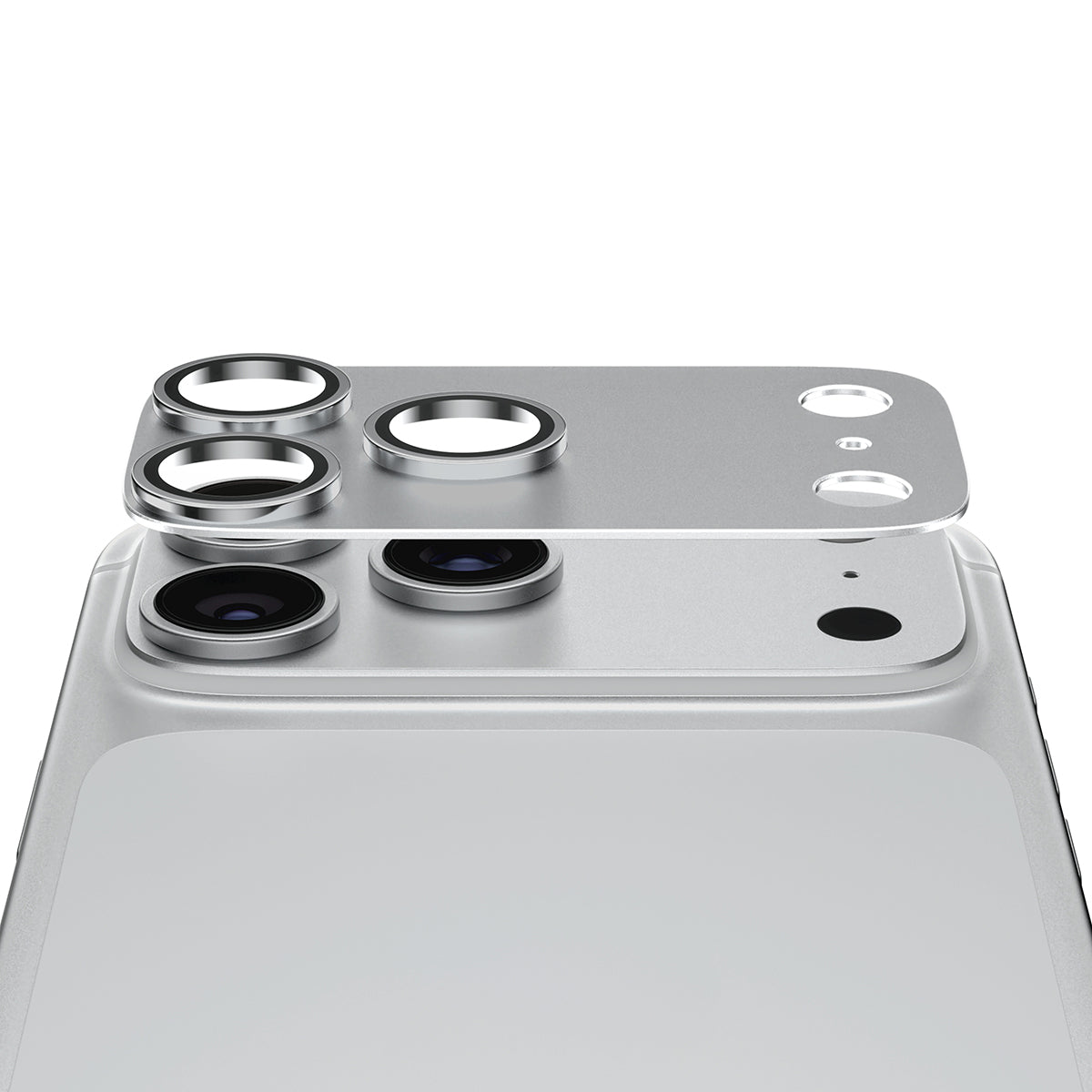 PanzerGlass Fender Camera Protector - osłona na aparat do iPhone 18 Pro Max srebrna