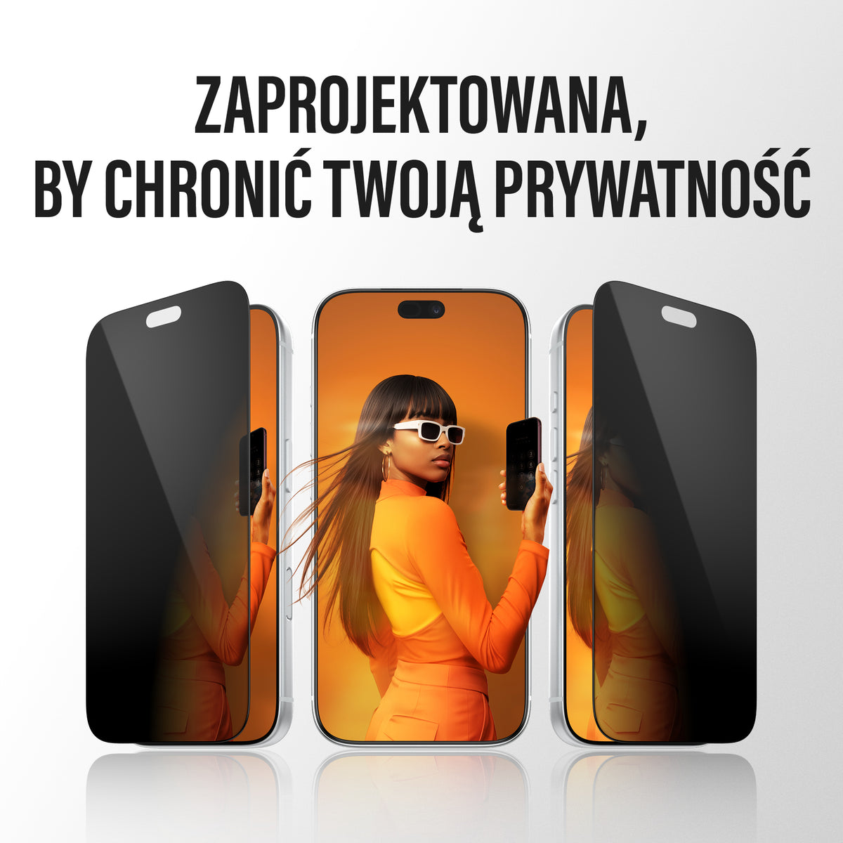 PanzerGlass 2-Way Privacy Screen Protector Ultra-Wide Fit - szkło prywatyzujące do iPhone 18 Pro Max