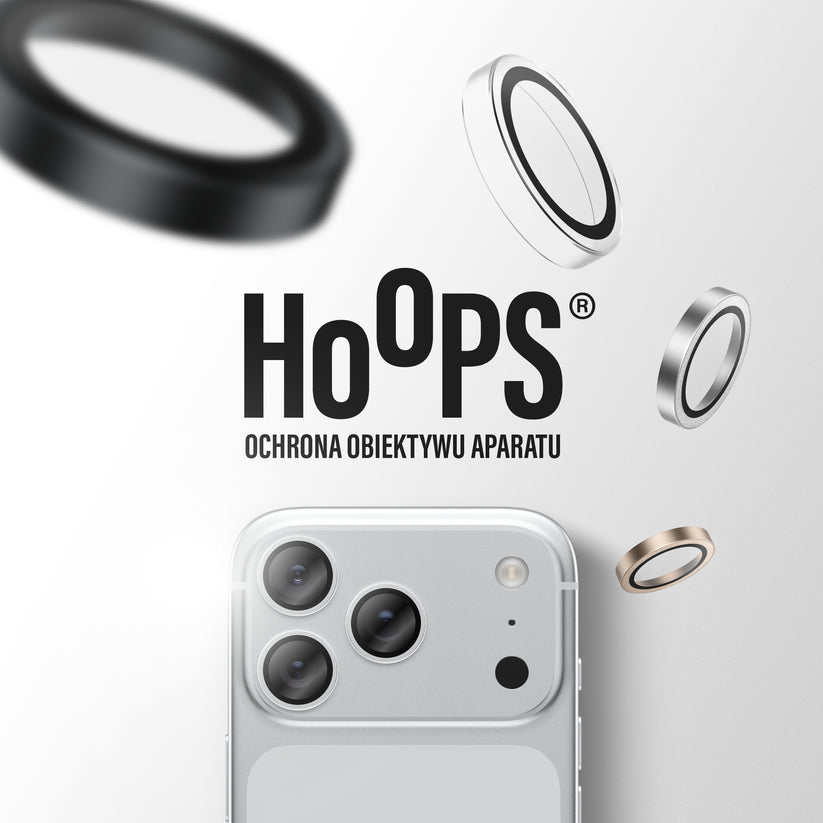PanzerGlass Hoops Transparent Camera Lens Protector - osłonki na obiektywy do iPhone 18 Pro/18 Pro Max przezroczyste