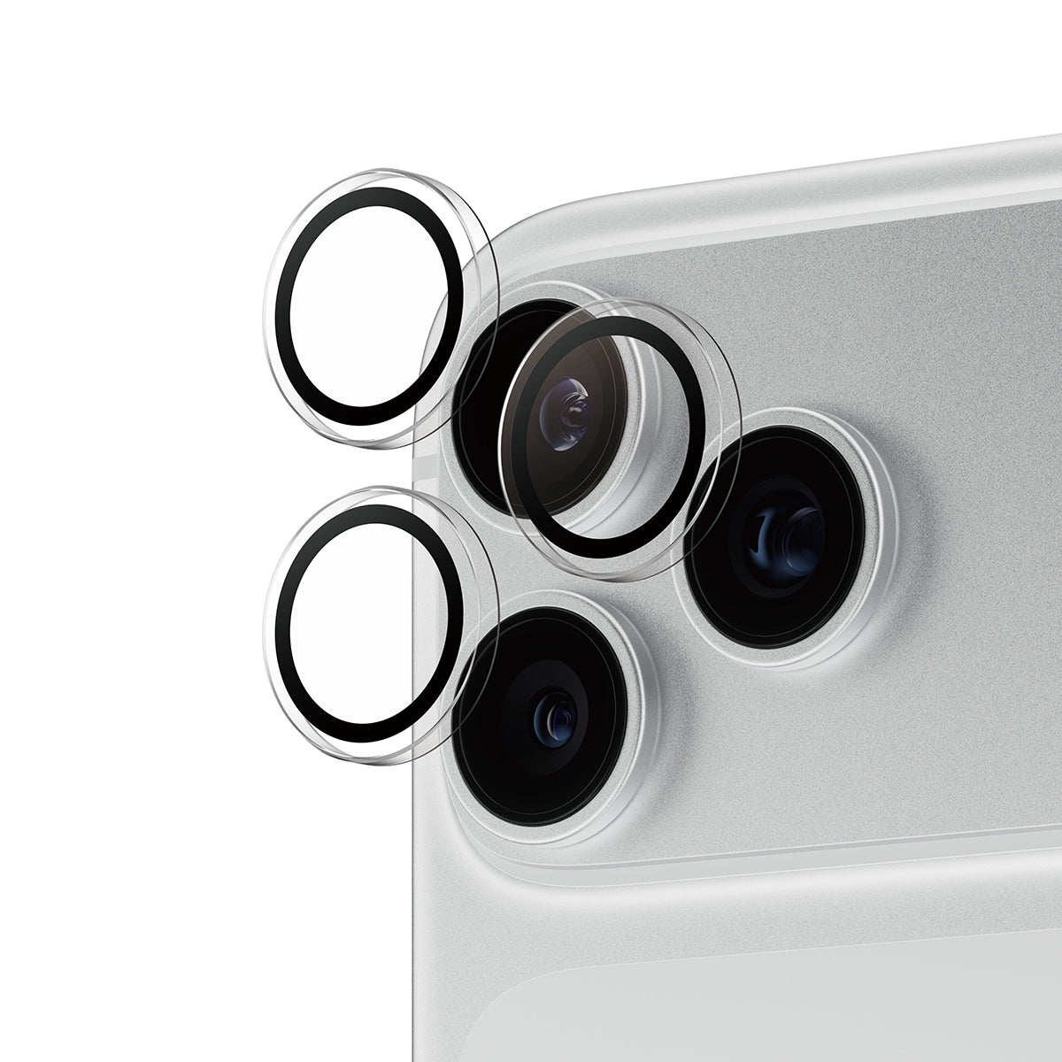 PanzerGlass Hoops Transparent Camera Lens Protector - osłonki na obiektywy do iPhone 18 Pro/18 Pro Max przezroczyste