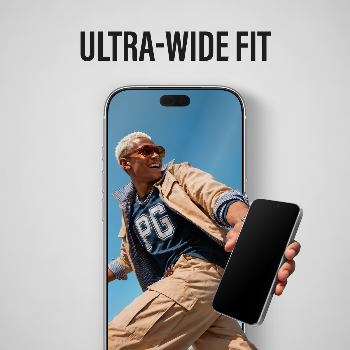 PanzerGlass Screen Protector Ultra-Wide Fit - szkło do iPhone 18 Pro/17 Pro czarna ramka