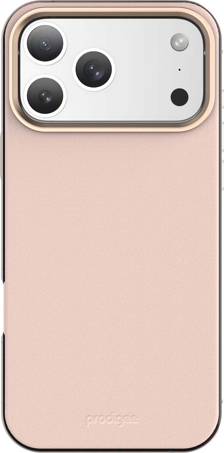 Prodigee Aluminium Edge - etui z MagSafe do iPhone 17 Pro Max różowe