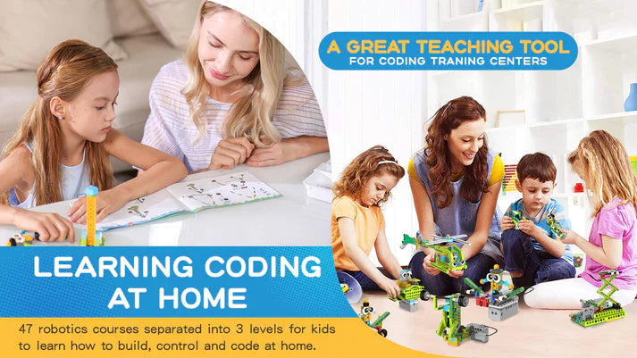 Makerzoid Robot Master Premium - zestaw ponad 600 klocków edukacyjnych z możliwością kodowania