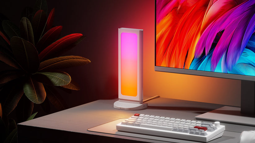 Nanoleaf Pegboard Desk Dock - podświetlana stacja dokująca do urządzeń peryferyjnych - biała