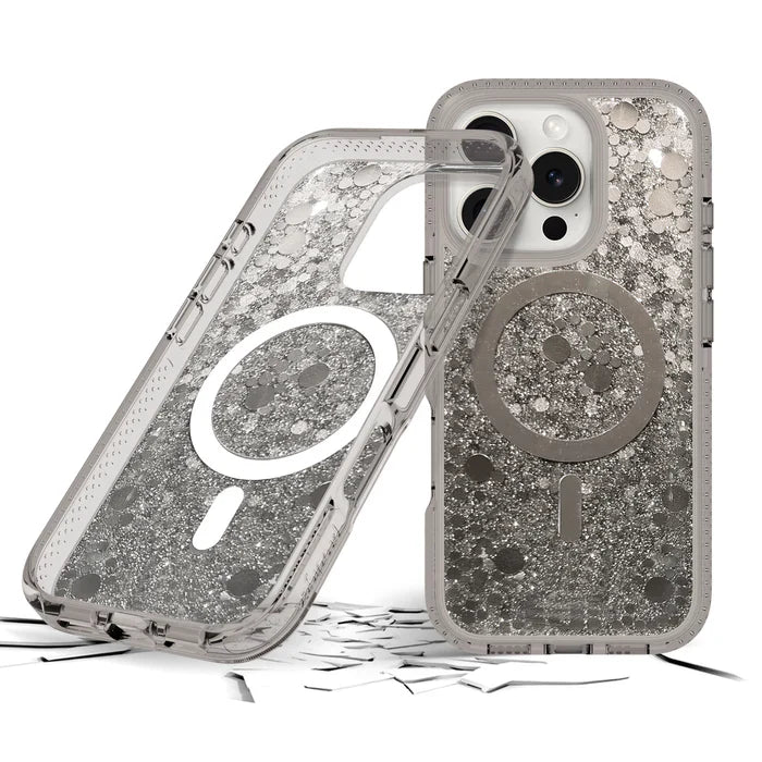 Prodigee Popstar - etui z MagSafe do iPhone 16 Pro titanium