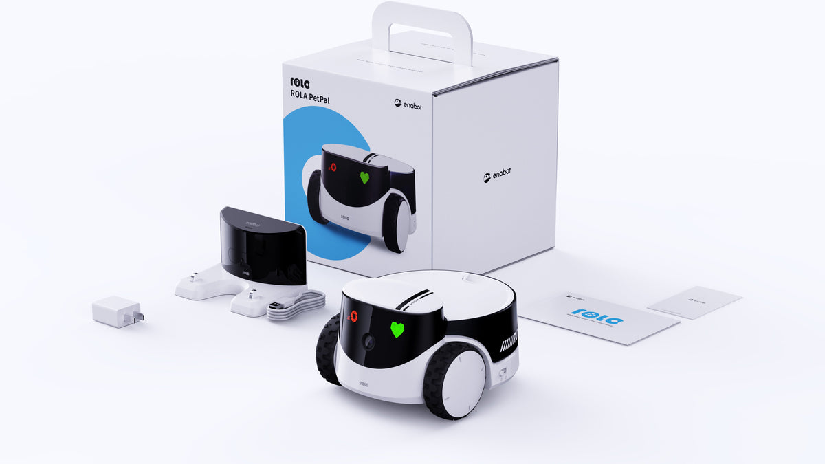 EnaBot Rola PetPal - robot z kamerą dla psów i kotów