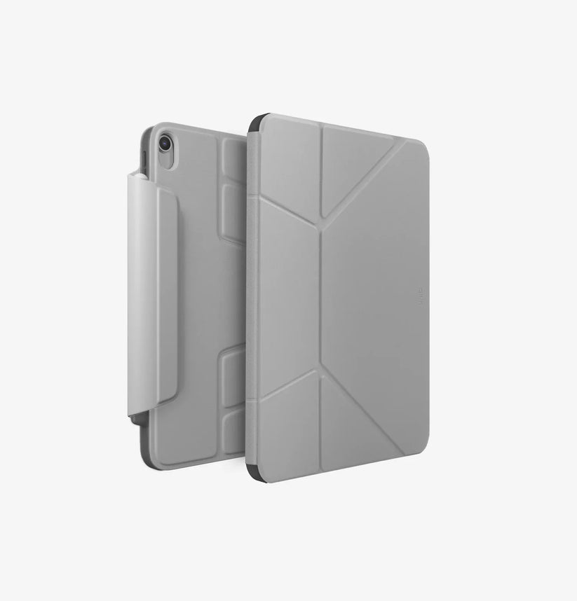 UNIQ Ryze 360 - etui do iPad Air 11" M2 (2024) M3 (2025) M4 (2026) jasnoszare