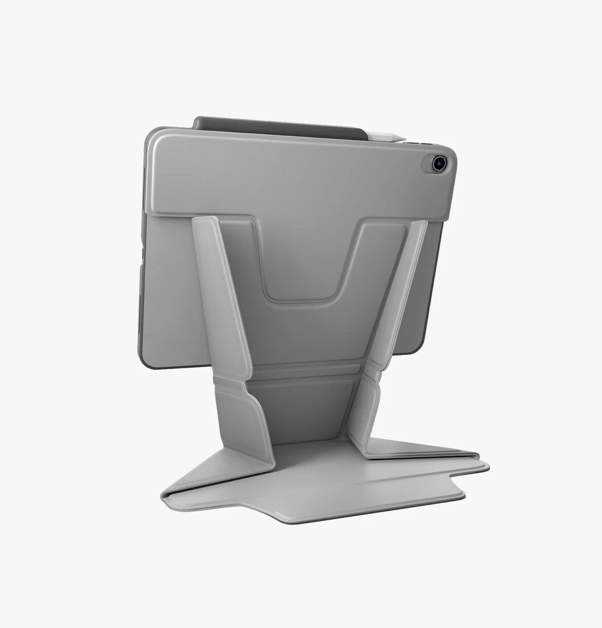 UNIQ Ryze 360 - etui do iPad Air 11" M2 (2024) M3 (2025) M4 (2026) jasnoszare