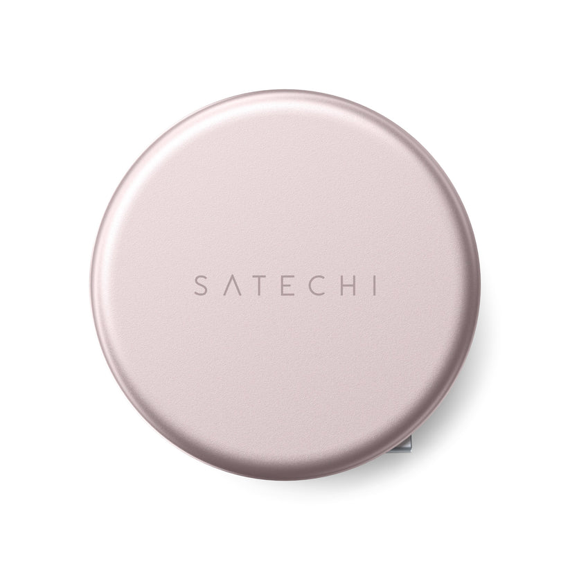 Satechi OntheGo 5-in-1 Multiport Adapter - adapter do urządzeń mobilnych USB-C/USB-A/HDMI 4K/czytnik kart SD/USB-C PD różowy