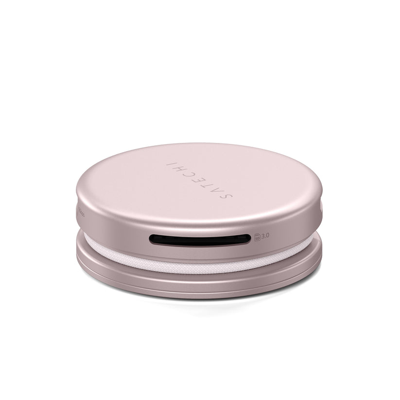 Satechi OntheGo 5-in-1 Multiport Adapter - adapter do urządzeń mobilnych USB-C/USB-A/HDMI 4K/czytnik kart SD/USB-C PD różowy