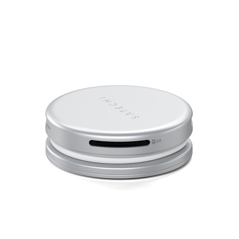 Satechi OntheGo 5-in-1 Multiport Adapter - adapter do urządzeń mobilnych USB-C/USB-A/HDMI 4K/czytnik kart SD/USB-C PD srebrny