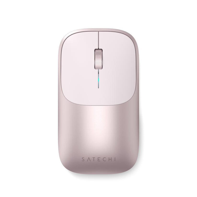 Satechi Slim EX Mouse - mysz bezprzewodowa do dwóch urządzeń różowa