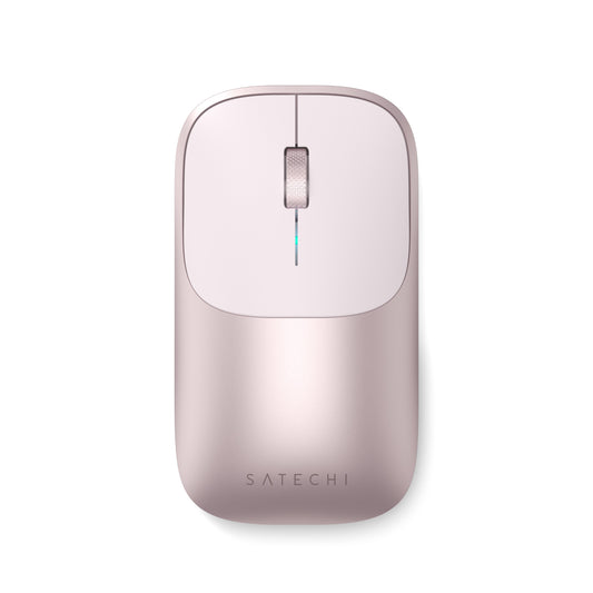 Satechi Slim EX Mouse - mysz bezprzewodowa do dwóch urządzeń różowa