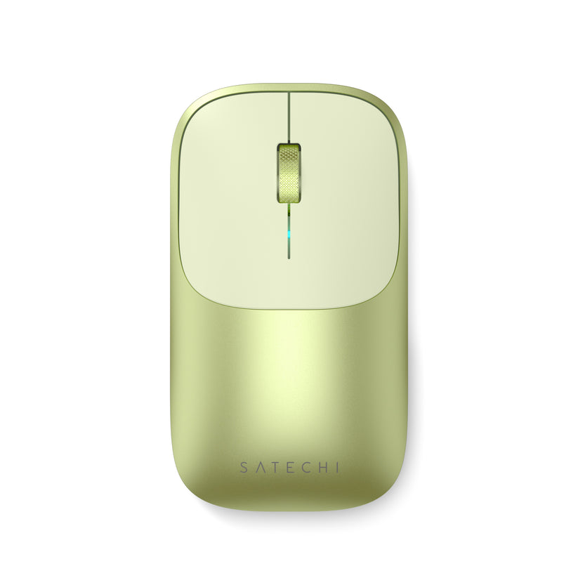 Satechi Slim EX Mouse - mysz bezprzewodowa do dwóch urządzeń żółta