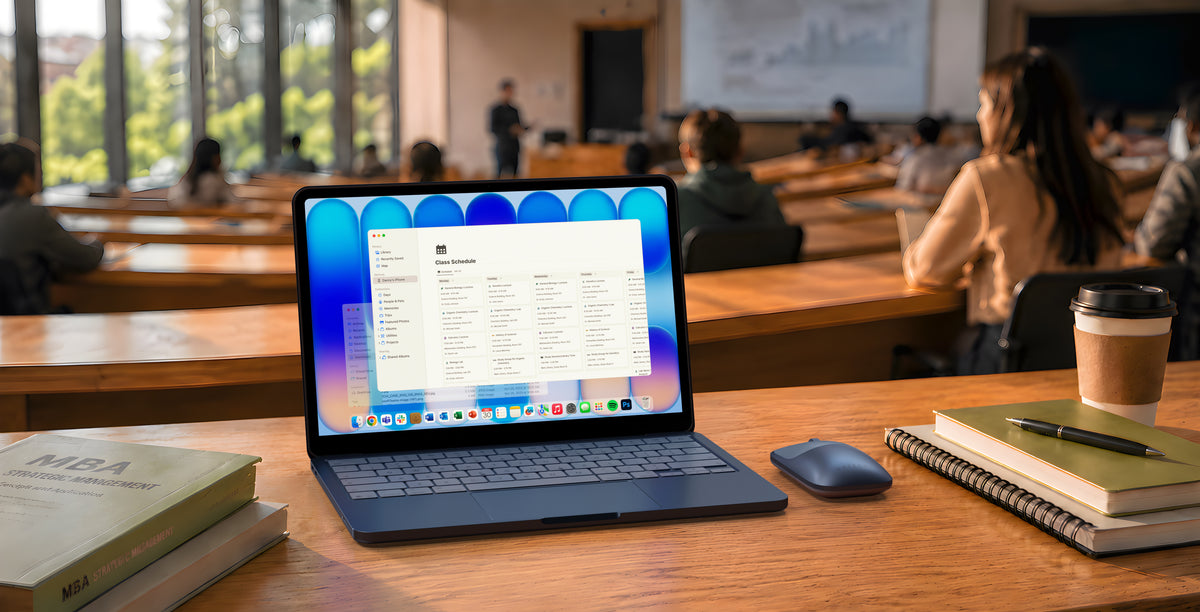 Satechi Slim EX Mouse - mysz bezprzewodowa do dwóch urządzeń indygo