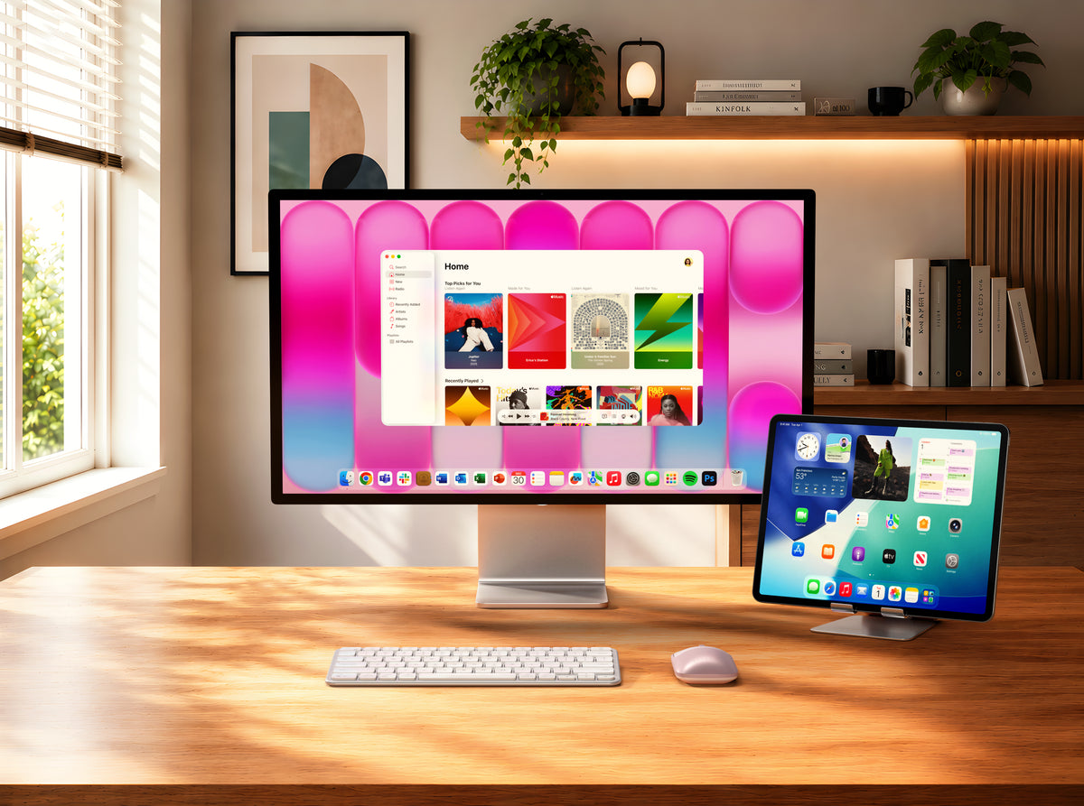 Satechi Slim EX Mouse - mysz bezprzewodowa do dwóch urządzeń różowa