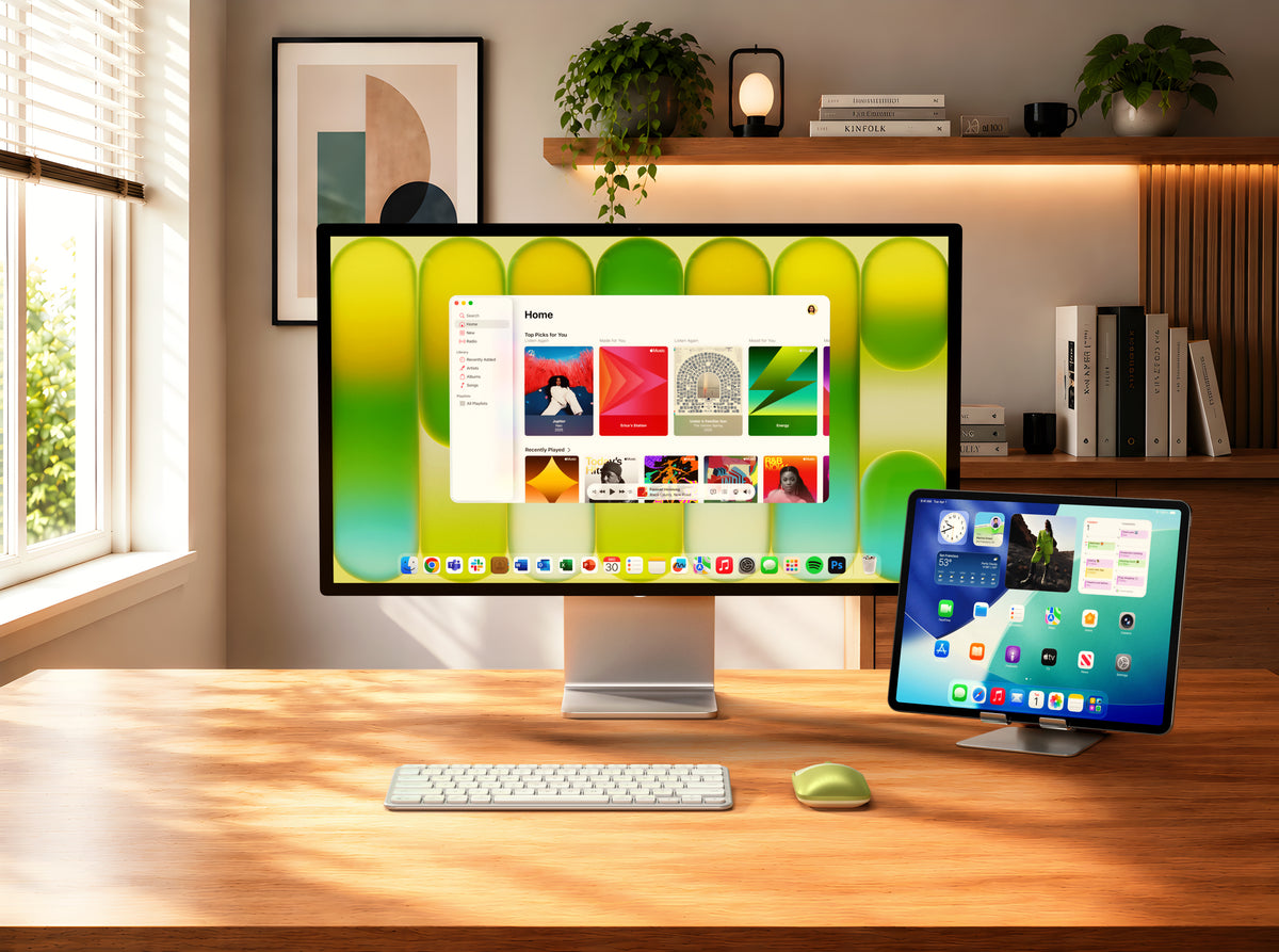 Satechi Slim EX Mouse - mysz bezprzewodowa do dwóch urządzeń żółta