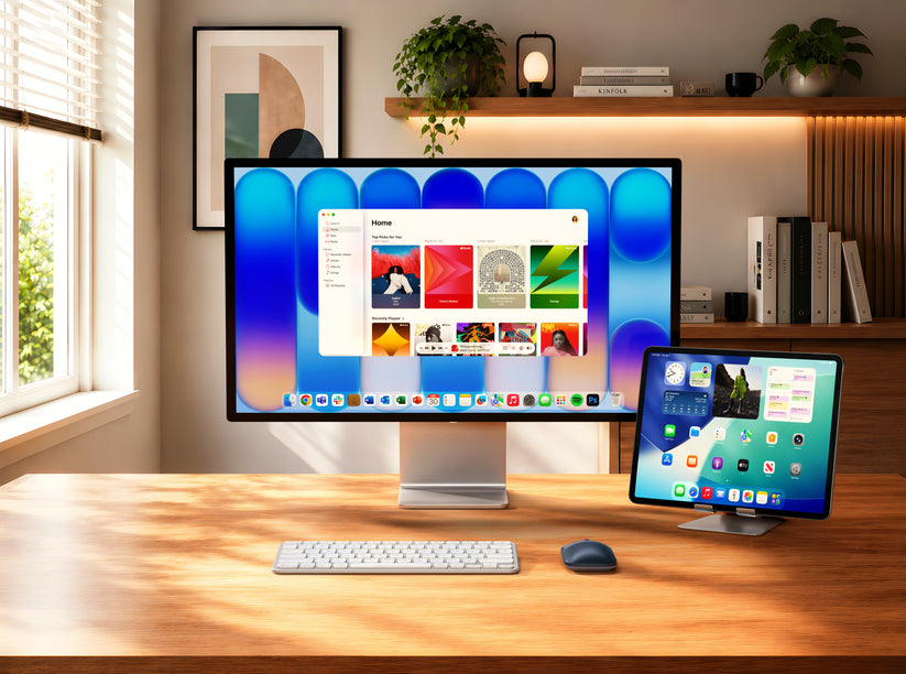 Satechi Slim EX Mouse - mysz bezprzewodowa do dwóch urządzeń indygo