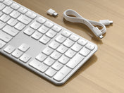 Satechi Slim EX3 - klawiatura BT do trzech urządzeń z przełącznikiem trybu Mac/Windows silver