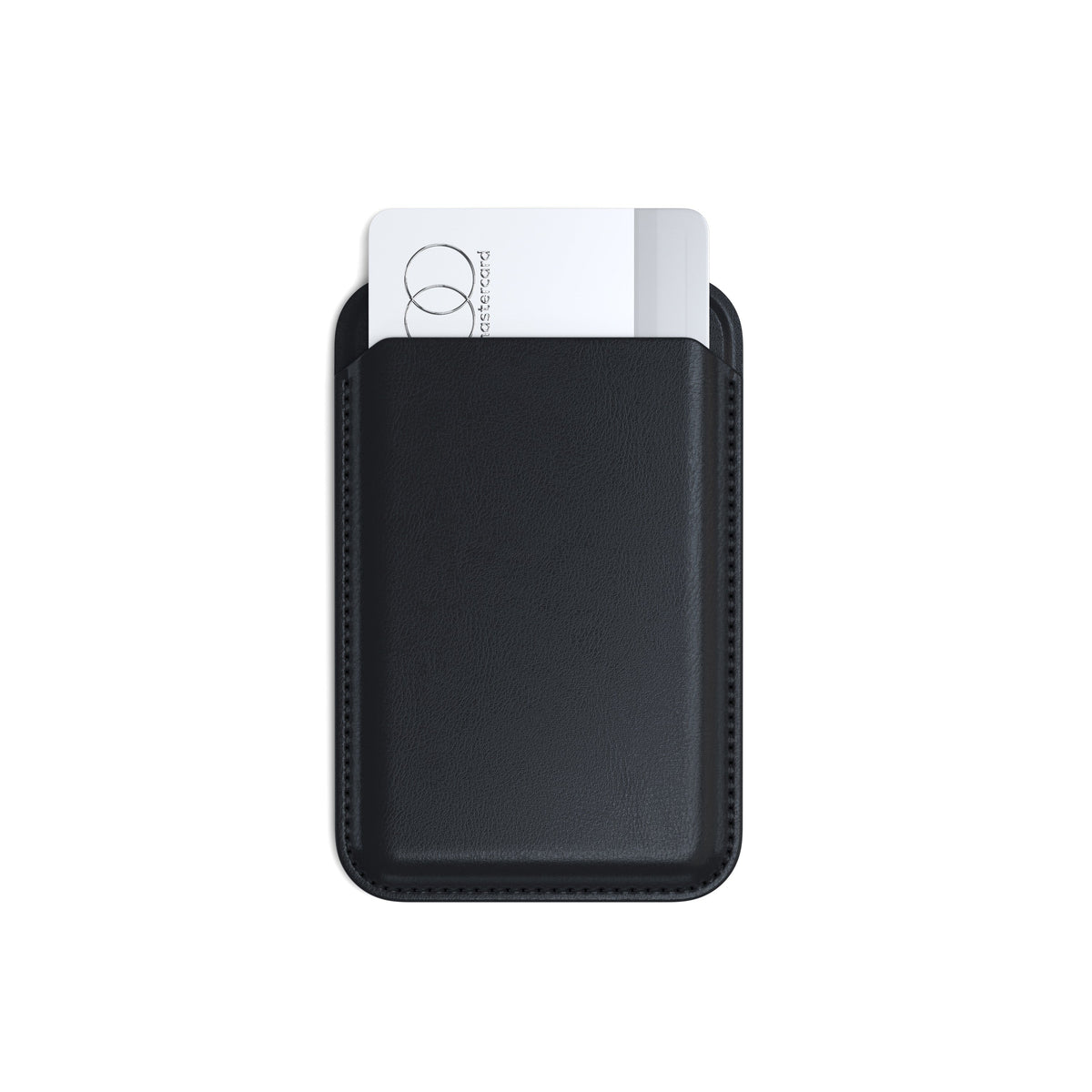 Satechi Vegan-Leather Wallet Stand - portfel i podstawka do iPhone'a z wegańskiej skóry kompatybilny z MagSafe czarny